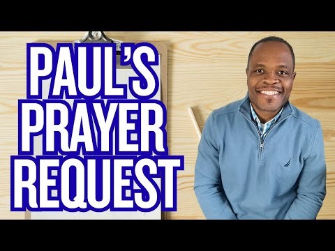 Paul's Prayer Request: e | Sabbath School Lesson Study Group