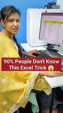 Excel 365 Ki Ye Trick Koi Nhi janta 😱#excel #windows #computer