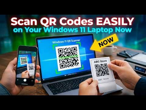Scan QR Codes EASILY on Your Windows 11 Laptop Now