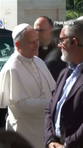 WATCH: Pope Leo arrives at hospital ahead of lung surgery #foxnews #news #shorts #pope #hospital