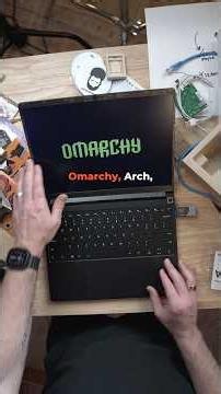 I had to assemble this laptop. Then I installed #omarchy on it.