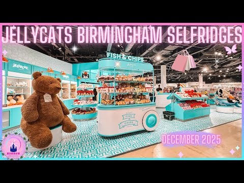 Jellycat Shopping Vlog Birmingham Bullring Selfridges New 2026 Valentines Collection Plushie Toys