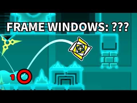 ELEMENT 111 RG // Frame Window Counter & Hitborders (Accurate Gaps) // Geometry Dash