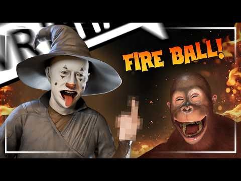 I cast FIREBALL! - VRCHAT Funny Moments