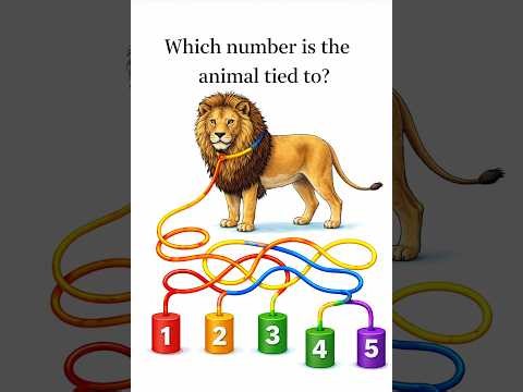 Which number is the animal tied to Only 1% Genius Can Find the Odd One Out! 🧠 IQ Level Test & Brain