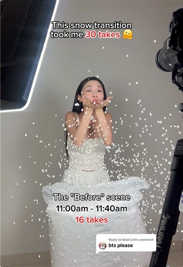 Replying to @Noel Lim When there’s no winter, you make your own snow at home 😆 The result is already on my page! 👀 Follow me @gigicheoh for more 🫶🏼 . Not only showing you the chaos behind my snow transition… but also revealing my glow secret, d’Alba Purple Tone-Up Suncream 💜 . Can you believe this is non-foundation makeup? Strong sun-proof, non-sticky, semi-matte, and it gives me that bright, foundation-free finish ✨ Perfect for shooting… even with snow flying everywhere 🤭 . @d‘Alba #dal#d