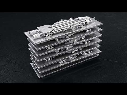 Forging a Damascus Knife from Old Calipers | You Won’t Expect This!