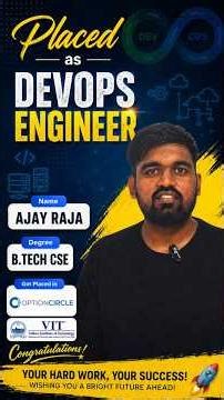 🎉 Congratulations to Ajay Raja on getting placed as a DevOps Engineer at Option Circle! #payilagam
