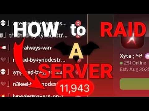 How to **NUKE** Discord servers