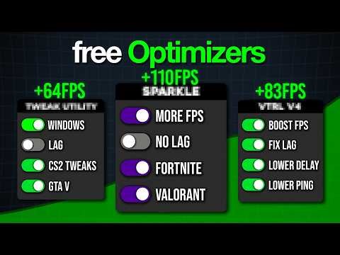 Top 3 FREE Windows PC OPTIMIZERS to Boost FPS & Get 0 Delay! 2026