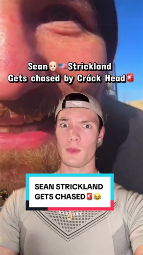 SEAN STRICKLAND🇺🇸👨🏻‍🦲 GETS CHASED🚨😂by a crâckhead in Canada🇨🇦and ends up having a wholesale convo that then again flips to a ☠️ threat lol, also a recap on his trip and how bad the area is… #ufc #seanstrickland #canada #fyp #foryoupage
