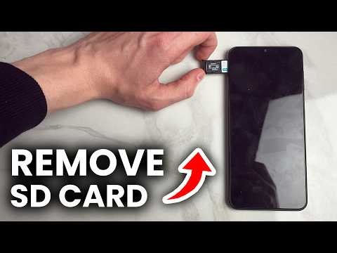 How To Remove SD Card From Phone - Step By Step
