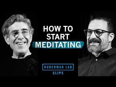 Easiest Meditation Practice for Beginners | Dr. Richard Davidson & Dr. Andrew Huberman