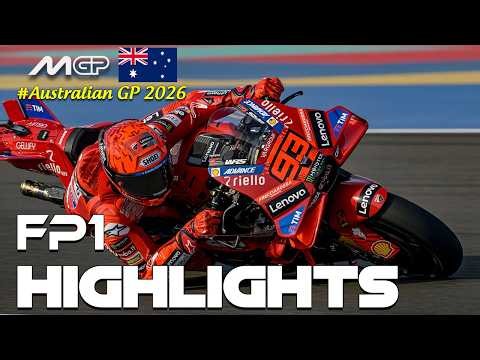 MotoGp Fp1 Full Highlights | 2026 Australian Grand Prix Highlights | MotoGp Highlights