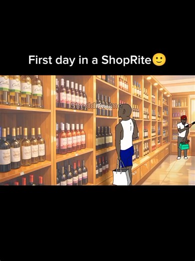 First Time in a shoprite #funny #sheddianime #comedy #animation #short | shoprite