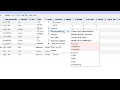 OpenRefine Tutorial Series: Video 3