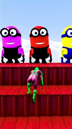 GTA 5 Epic Water Ragdolls | Spider-Man Jumps / Fails ep.15843 #shorts