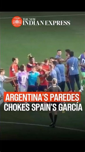 Tensions flared after Spain beat Argentina in the FIFA World Cup Final
