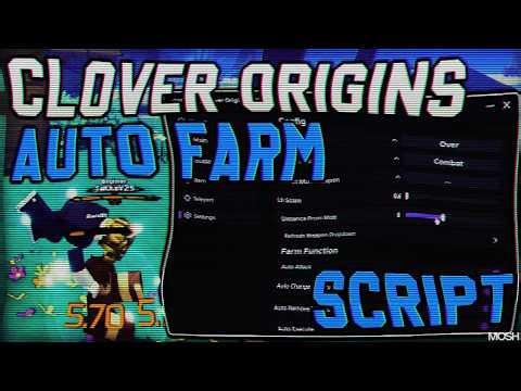 *OP* CLOVER ORIGINS SCRIPT - NO KEY! | RELEASE | (AUTO QUEST, AUTO LEVEL, KILL AURA, AUTO CHEST)