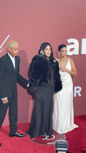 Cher with Demi Moore and her boyfriend in Cannes. #Cher