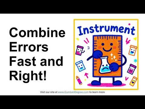 How combine instrument uncertainty with sampling variability?