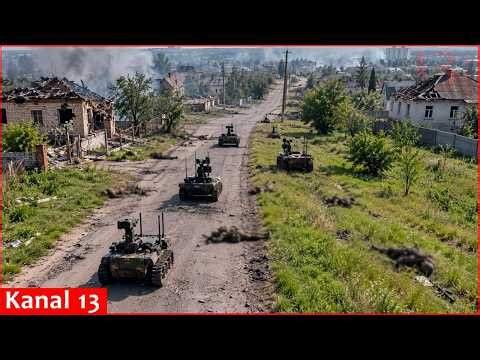 Ukrainian Forces deployed assault robots 15 kilometers behind Russian lines and attacked positions