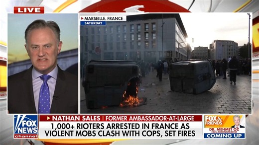 Sarkozy's son warns violent protests in France could worsen amid political unrest