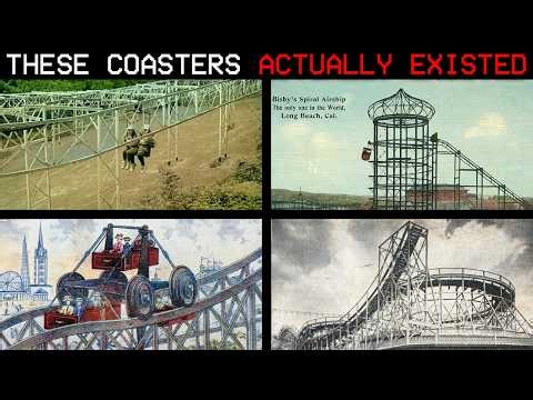 10 BIZARRE Old Roller Coasters People Forgot About
