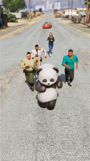 The Panda Damaged Franklin Car in GTA V 😭 | He Was Right #gta5