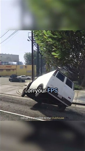 The Floating Van Glitch #gta5 #gtav #gtaonline