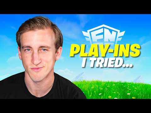 FNCS Play-ins BUT I Actually Tried