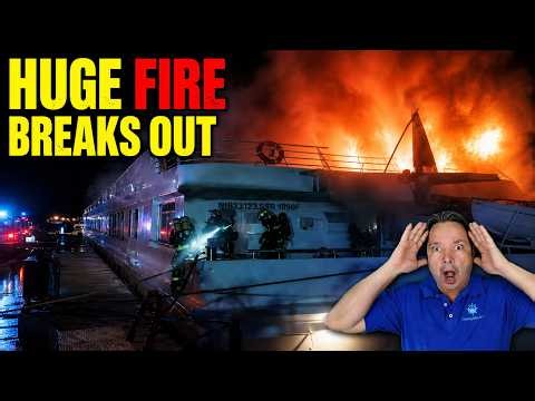 CRUISE SHIP EMERGENCY | FIRE FORCES IMMEDIATE EVACUATION