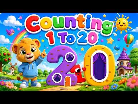 Learn Numbers 1 to 20 Fun Counting Song for Kids| EarlyMind ABC