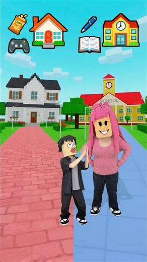 Home Or School 🎮📖 #roblox