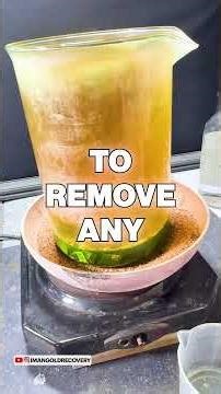 Extracting 3.5 Grams of 24K Gold from Scrap CPUs