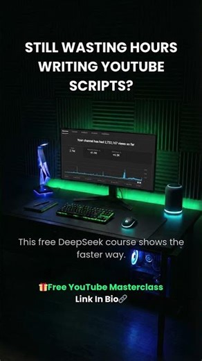 Write YouTube Scripts 10x Faster with DeepSeek AI 🚀 #shorts