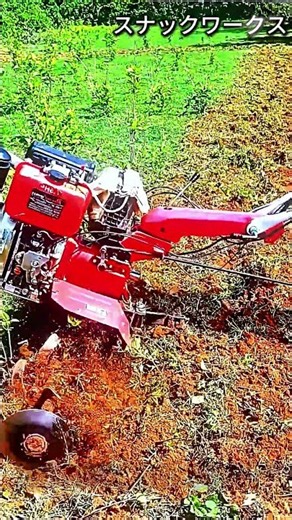 小型エンジン耕耘機を使った作付け前の耕起と土壌改良手順 #worker #process #machinery #gardening #plowing