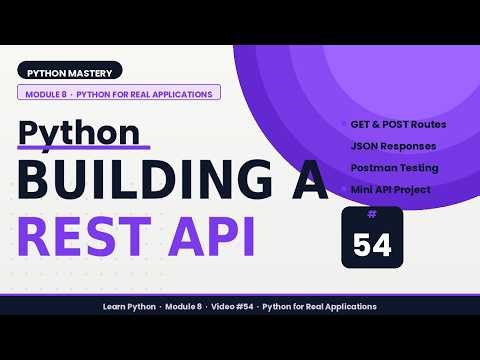 Build REST API Using Python | Flask API Tutorial for Beginners | HNM Technologies
