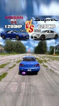 Nissan Skyline GT-R R34 vs Toyota Supra MK-4 #shorts #forzahorizon5