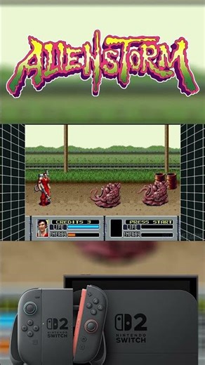 Alien Storm Sega Genesis Classics Nintendo Switch 2 Gameplay