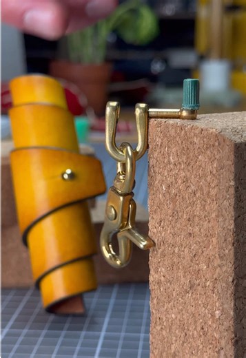 #asmr #leathercraft #handmade #diy #croissant | ASMR