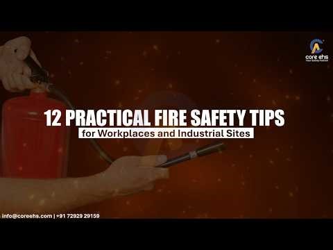 12 Fire Safety Rules That Can Save Lives at Work