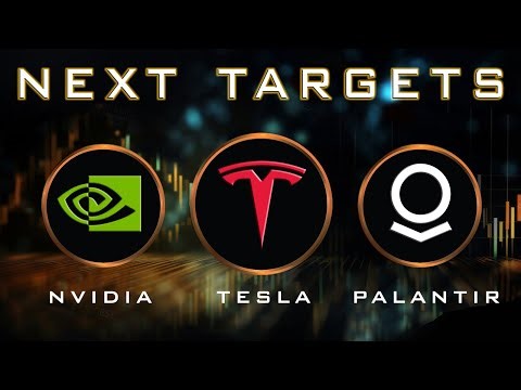 NVIDIA, TESLA & PALANTIR | DEEP CORRECTIONS AHEAD ?!! ELLIOTT WAVE ANALYSIS