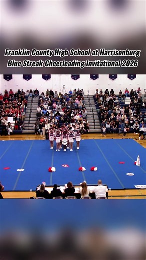 Franklin County High School at Harrisonburg Blue Steak Cheerleading Invitational 2026 #cheerleading #cheer #sports #viral #cheerleader