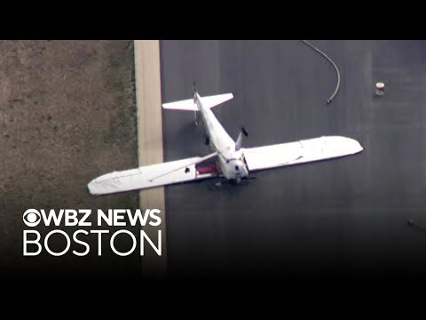 Small plane flips over after landing at Cape Cod airport