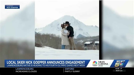 Olympian Nick Goepper announces engagement before heading to Italy