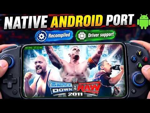 WWE SmackDown vs Raw 2011 on Android 🔥 | Native Port Gameplay (60FPS) 