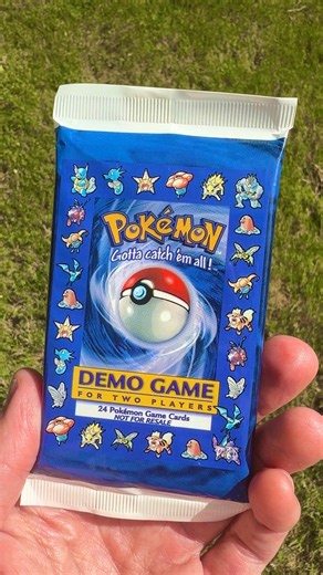 The First Pack of Pokemon Cards EVER MADE