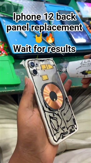 iPhone 12 Back Panel Replacement🔥Satisfying Repair | Full Process #explore #iphone #explore #viral
