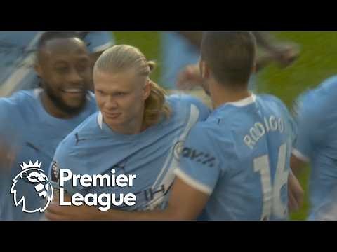 Erling Haaland lifts Manchester City 2-1 ahead of Arsenal | Premier League | NBC Sports